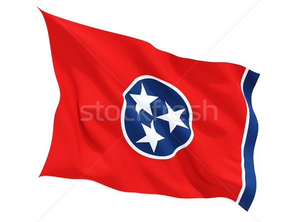 Flag of tennessee, US state fluttering flag Stock photo © MikhailMishchenko