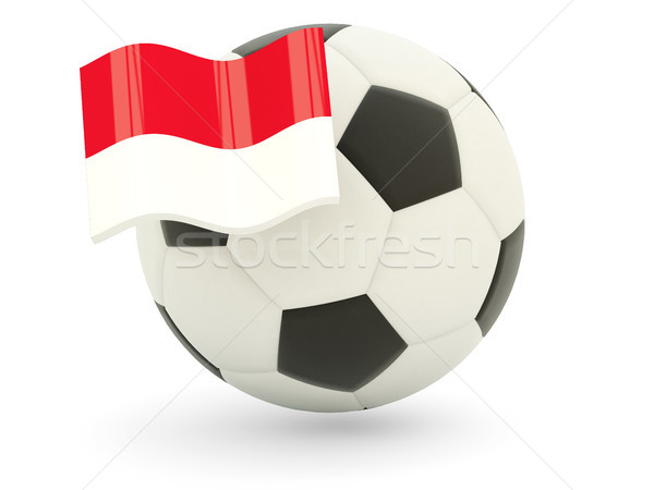 Football with flag of monaco Stock photo © MikhailMishchenko
