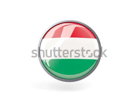Ikona banderą Bułgaria odizolowany biały podróży Zdjęcia stock © MikhailMishchenko