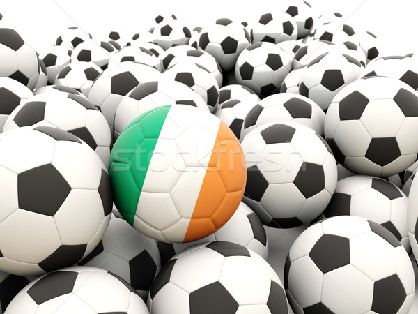 Football with flag of ireland Stock photo © MikhailMishchenko