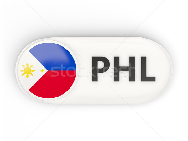 Round icon with flag of philippines Stock photo © MikhailMishchenko