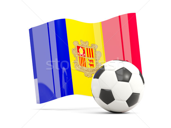 Football pavillon isolé blanche 3d illustration [[stock_photo]] © MikhailMishchenko
