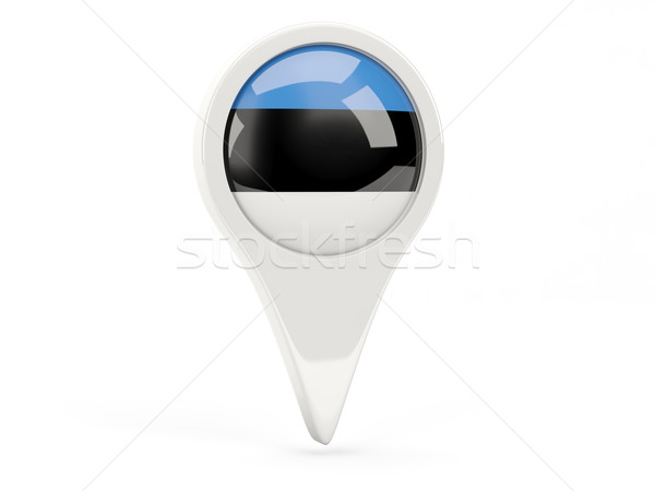 Round flag icon of estonia Stock photo © MikhailMishchenko
