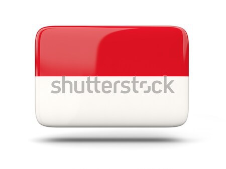 Square icon with flag of monaco Stock photo © MikhailMishchenko