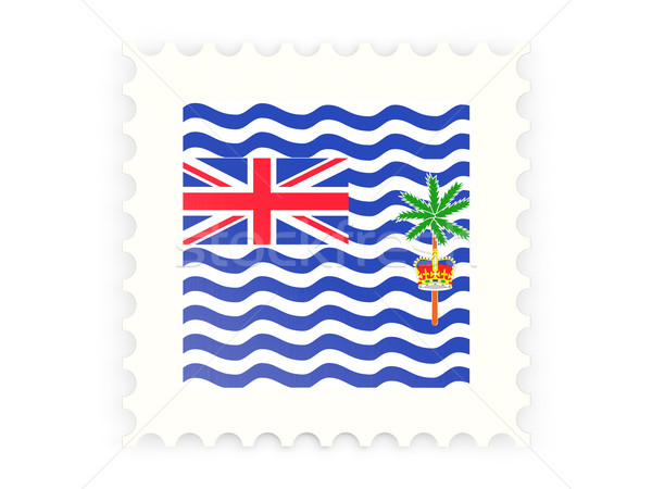 Postage stamp icon of british indian ocean territory Stock photo © MikhailMishchenko