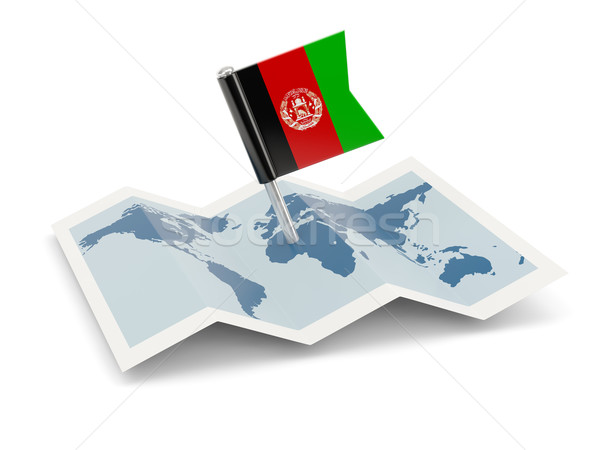 Harita Bayrak Afganistan Yalitilmis Beyaz Stok Fotograf C Mikhailmishchenko 5443426 Stockfresh