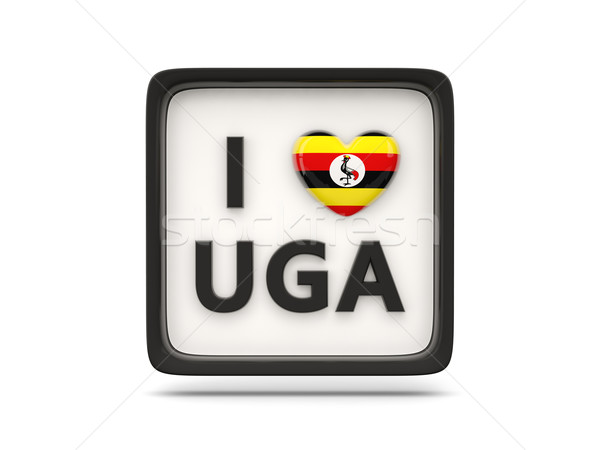 I love uganda sign Stock photo © MikhailMishchenko