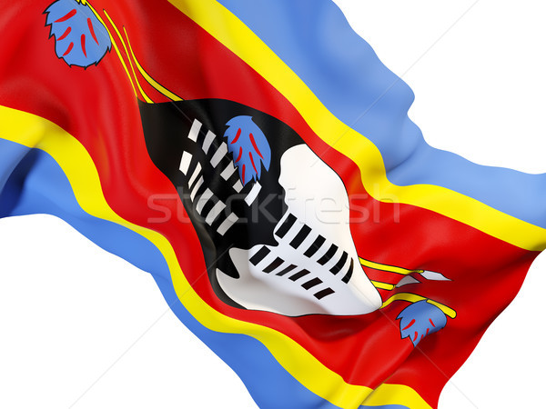 Bandeira Suazilândia ilustração 3d viajar Foto stock © MikhailMishchenko