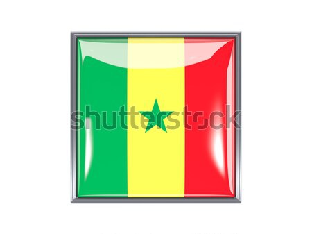 Square icon with flag of burkina faso Stock photo © MikhailMishchenko