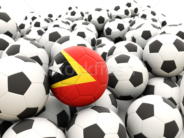 Football with flag of east timor Stock photo © MikhailMishchenko