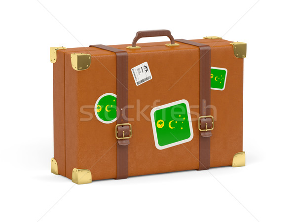 Suitcase with flag of cocos islands Stock photo © MikhailMishchenko