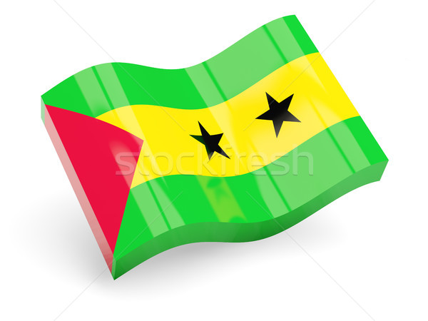 3d flag of sao tome and principe Stock photo © MikhailMishchenko