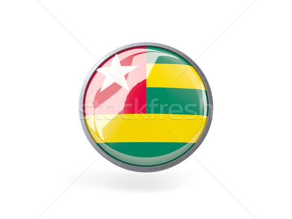 Round icon with flag of togo Stock photo © MikhailMishchenko