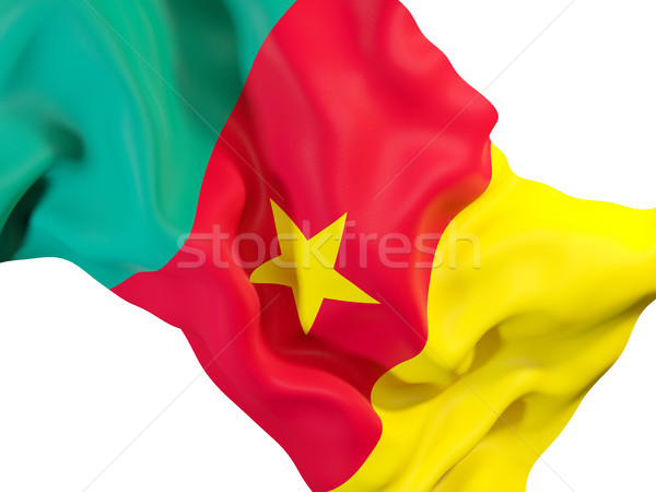 Сток-фото: флаг · Камерун · 3d · иллюстрации · путешествия
