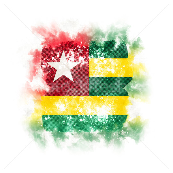 Square grunge flag of togo Stock photo © MikhailMishchenko
