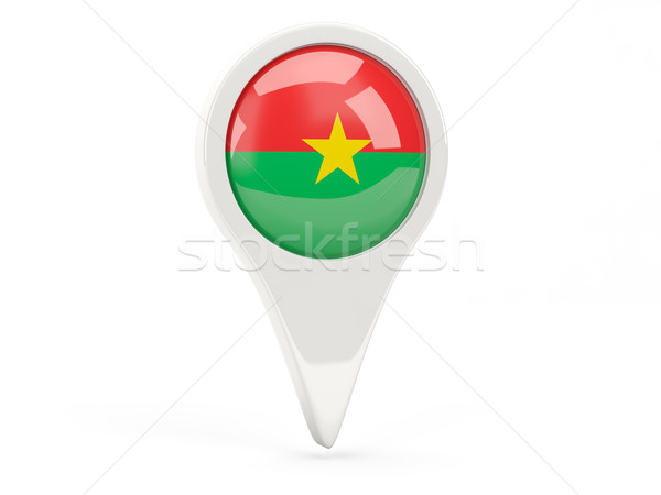Round flag icon of burkina faso Stock photo © MikhailMishchenko