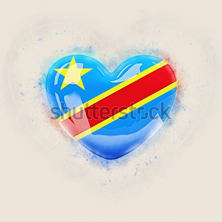 Heart with flag of togo Stock photo © MikhailMishchenko