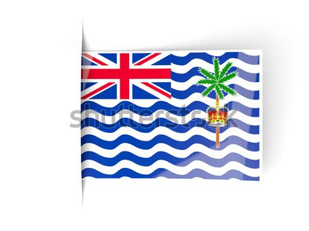 Waving flag of british indian ocean territory Stock photo © MikhailMishchenko