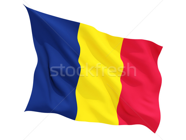 Waving flag of chad Stock photo © MikhailMishchenko