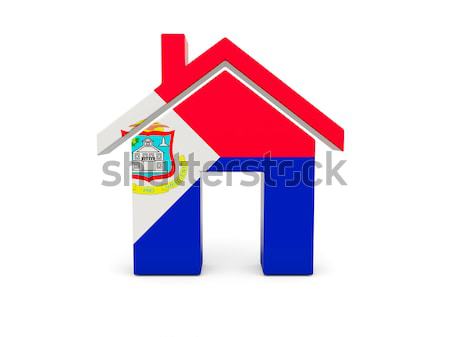 Stock foto: Home · Flagge · Armenien · isoliert · weiß · Suche