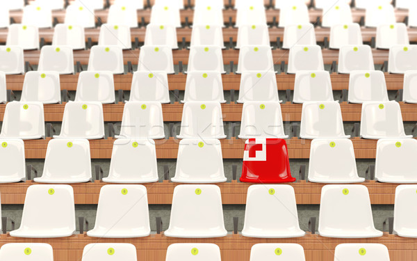 Stadium seat with flag of tonga Stock photo © MikhailMishchenko