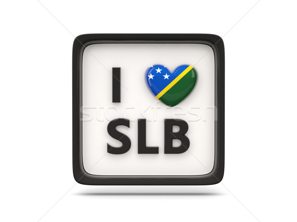 I love solomon islands sign Stock photo © MikhailMishchenko