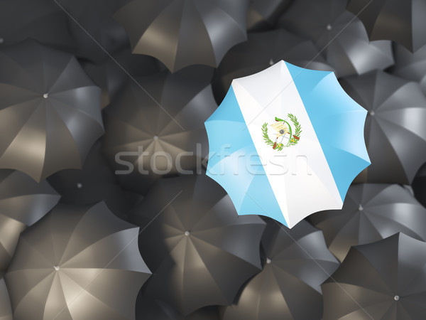 Umbrella with flag of guatemala Stock photo © MikhailMishchenko