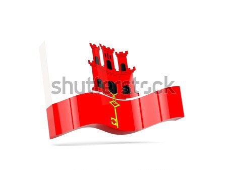 3d flag of gibraltar Stock photo © MikhailMishchenko