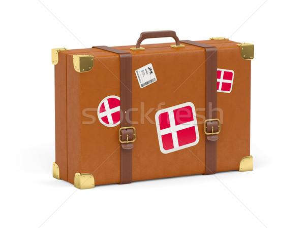 Suitcase with flag of denmark Stock photo © MikhailMishchenko