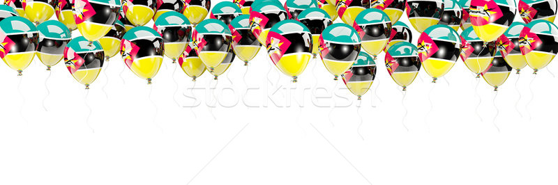 Balloons frame with flag of mozambique Stock photo © MikhailMishchenko