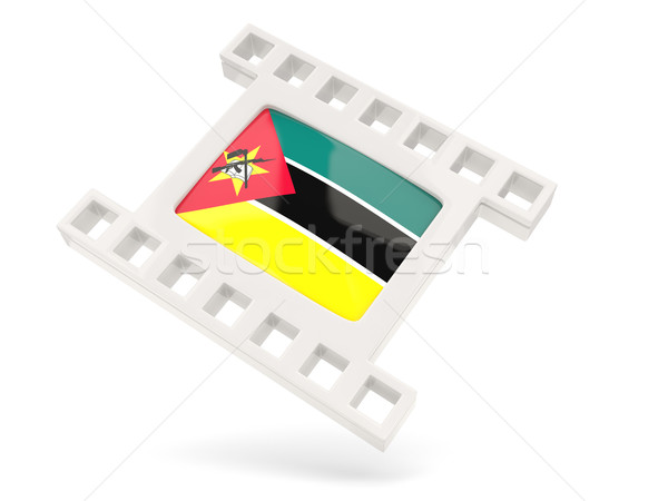 Movie icon with flag of mozambique Stock photo © MikhailMishchenko