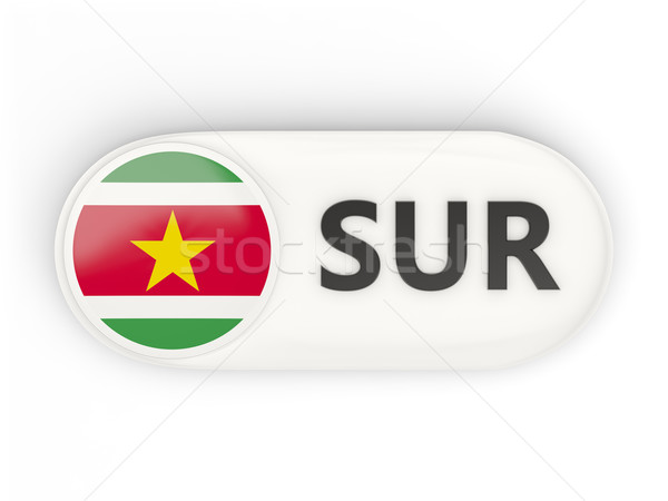 Ikon zászló Suriname iso kód vidék Stock fotó © MikhailMishchenko