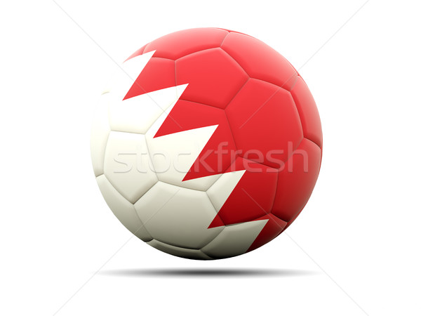 ストックフォト: サッカー · フラグ · バーレーン · 3次元の図 · サッカー · スポーツ