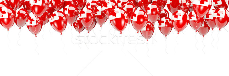 Balloons frame with flag of tonga Stock photo © MikhailMishchenko