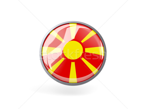 икона флаг Македонии металл кадр путешествия Сток-фото © MikhailMishchenko