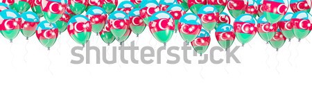 Balloons frame with flag of missouri. United states local flags Stock photo © MikhailMishchenko