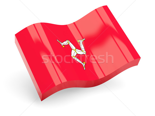 3d flag of isle of man Stock photo © MikhailMishchenko