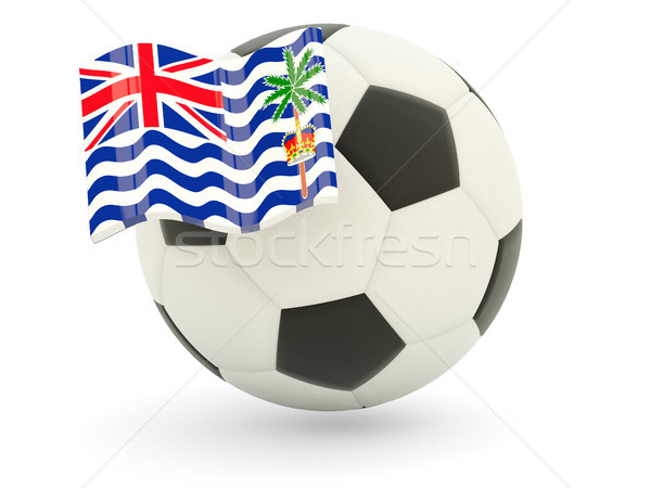 Football with flag of british indian ocean territory Stock photo © MikhailMishchenko