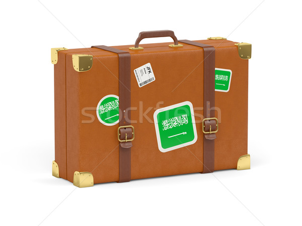 Suitcase with flag of saudi arabia Stock photo © MikhailMishchenko