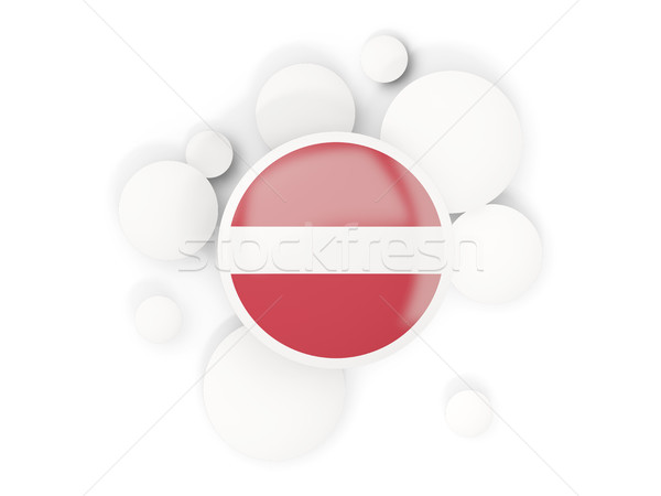 Round flag of latvia with circles pattern Stock photo © MikhailMishchenko