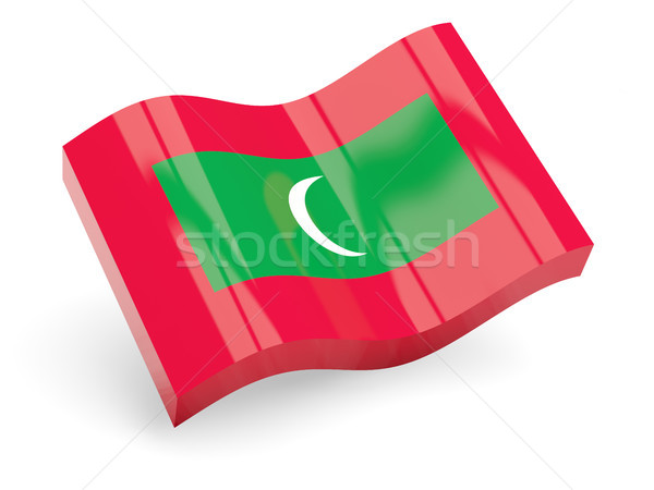 3d flag of maldives Stock photo © MikhailMishchenko