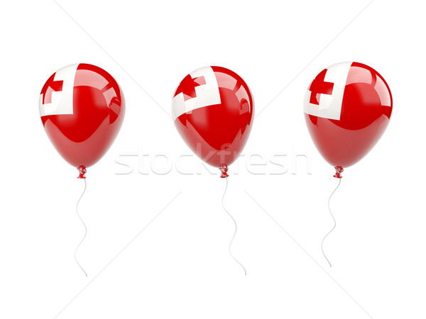 Air balloons with flag of tonga Stock photo © MikhailMishchenko