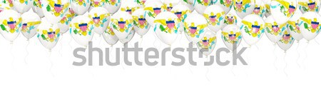 氣球 幀 旗 伊利諾伊州 美國 當地 商業照片 © MikhailMishchenko