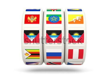 People with flag of haiti Stock photo © MikhailMishchenko
