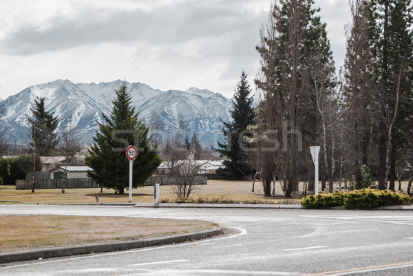 Alpino paisaje lago senderismo Nueva Zelandia sur Foto stock © MikhailMishchenko