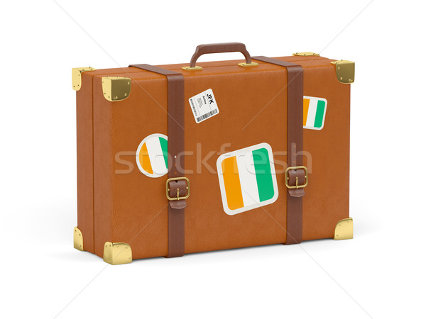 Suitcase with flag of cote d'Ivoire Stock photo © MikhailMishchenko