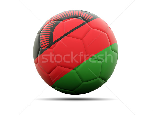 Futball zászló Malawi 3d illusztráció futball sport Stock fotó © MikhailMishchenko