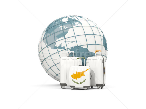 荷物 フラグ 3  袋 世界中 3次元の図 ストックフォト © MikhailMishchenko