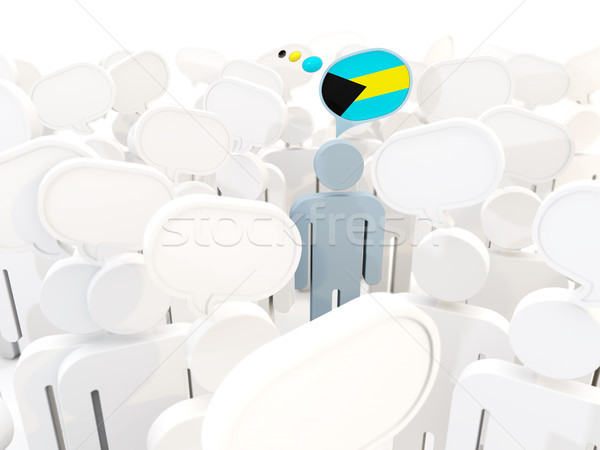 男 フラグ バハマ 群衆 3次元の図 にログイン ストックフォト © MikhailMishchenko