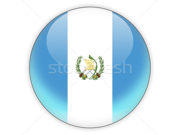 Round icon with flag of guatemala Stock photo © MikhailMishchenko